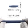 100 Pack No Damage Solid Hair Ties For Women Thick Hair,Soft Seamless Colorful Ponytail Holders for Girls,Elastic Hair Bands (Mix Light) view 3