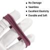 100 Pack No Damage Solid Hair Ties For Women Thick Hair,Soft Seamless Colorful Ponytail Holders for Girls,Elastic Hair Bands (Mix Light) view 4
