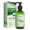 Berlaney Organic Aloe Vera Gel 17oz for Face and Body & Hair, 99.75% Organic and 100% Pure Aloe Vera Made within 12 Hours of Harvest, Aloe Vera For Deep Moisturizes and Sunburn Relief view 1