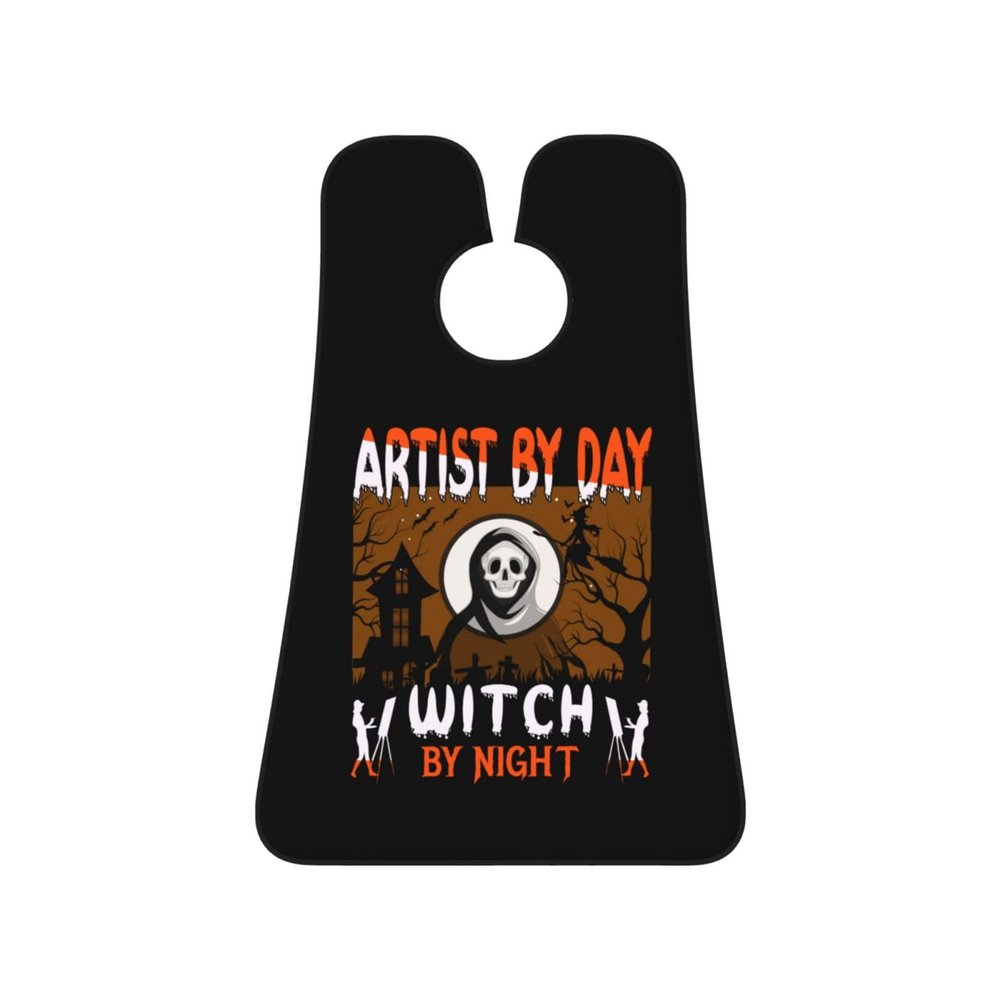 ZKLCRYTR Artist By Day With By Night Men's Beard Bib Apron Waterproof Smooth Surface Beard Apron Durable Foldable Beard Hair Men's Gift