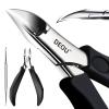 DEOU Toenail Clippers Blade for Ingrown and Thick Nails Stainless Steel Pedicure Tools at Home ingrown toenail Treatment Professional Podiatrist Nail Clippers with (Eagle Beak Pliers+Nail Remover) view 1