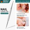 DEOU Toenail Clippers Blade for Ingrown and Thick Nails Stainless Steel Pedicure Tools at Home ingrown toenail Treatment Professional Podiatrist Nail Clippers with (Eagle Beak Pliers+Nail Remover) view 4