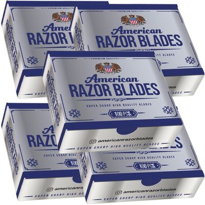 American Razor Blades from The Shave Factory - Single Edge Razor Blades (5)