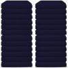 60 Pack Luxury Salon Towels, 100% Ringspun Cotton Comfort, Not Bleach Proof Highly Absorbent Barber Towels (25 x 15) Hair Towel Wrap for Women, Hand, Gym, Beauty, Spa & Home Hair Care  Blue view 1