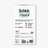 Schick Xtreme 3 Sensitive Disposable Razors with Aloe for Men, 20 ct., Green view 3