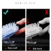 2 Pack Hair Scalp Massager Shampoo Brush and Adult Flexible Exfoliator Healthy Hair Scalp Massager Hair Growth Scalp Scrubber for Bath (Rose Gold) view 3