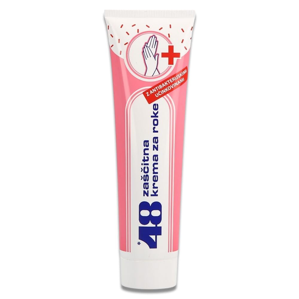 48 Protective Hand Cream - Deep Hydration - Non-Sticky Working Hands Cream - Long-Lasting Protection (FACE & BODY CREAM 150 ML, 3 PCS)