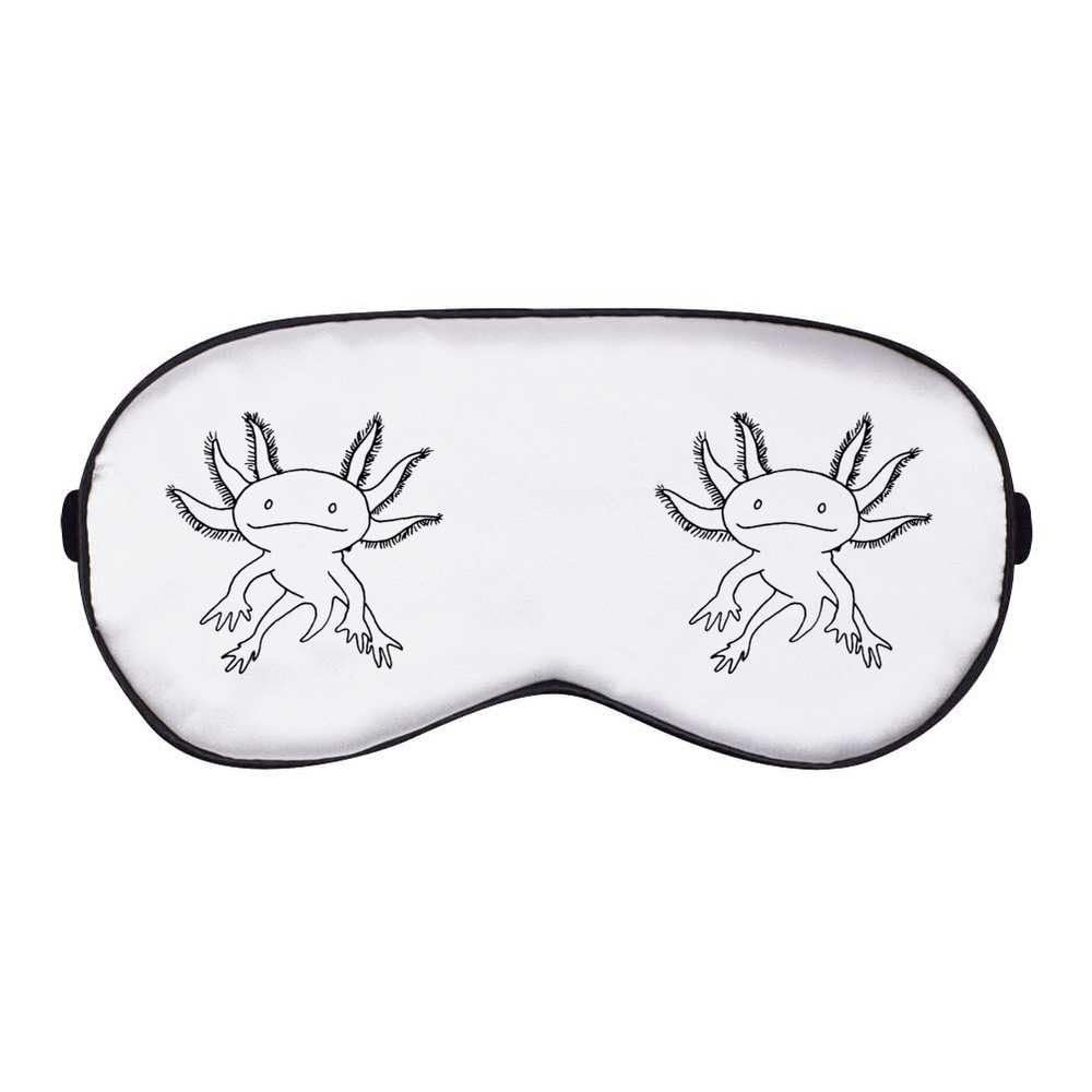 Azeeda 'Axolotl' Sleep/Travel Eye Mask (EY00003228)