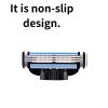 Limited time offer promotionALL-DAY SMOOTH: razor blades refills for men- compatible with mach 3 belonging to Simpconveni- Sensitive Skin Friendly, Non-Slip Design, 60 counts view 4