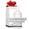 New Miuz Magnesium inShower Body Conditioner Soft Skin Post Shower Care Moisturizer for Body Legs Bath Oil Sore Muscles Recovery Peppermint Eucalyptus Tea Tree Spa Gift view 1