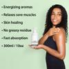 New Miuz Magnesium inShower Body Conditioner Soft Skin Post Shower Care Moisturizer for Body Legs Bath Oil Sore Muscles Recovery Peppermint Eucalyptus Tea Tree Spa Gift view 2