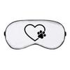 Azeeda 'Paw & Love Heart' Sleep/Travel Eye Mask (EY00015504) view 1