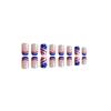 French Tip Press on Nails Square American Independence Day Fake Nails Glossy Medium Nails Red Blue White Stripes Star Flag Designs Glue on Nails Acrylic False Nails for Women DIY 4th of July - 24PCS view 4