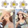 10-Pack Hawaiian Flower Hair Clip Plumeria Foam Hair Accessories For Women Girls Wedding Party Decorations Hawaiian view 2