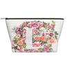 Xsovgoi Letter L Flower Graphic Travel Makeup Bag Organizer, Cosmetic Bags, Multi Purpose Pouch Bag view 1