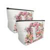 Xsovgoi Letter L Flower Graphic Travel Makeup Bag Organizer, Cosmetic Bags, Multi Purpose Pouch Bag view 3