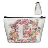 Xsovgoi Letter L Flower Graphic Travel Makeup Bag Organizer, Cosmetic Bags, Multi Purpose Pouch Bag view 4