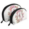 Xsovgoi Initial B Shell Shapes Portable Makeup Bag Multi-Function Cosmetic Bag Storage Bag 2pcs view 1
