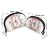 Xsovgoi Initial B Shell Shapes Portable Makeup Bag Multi-Function Cosmetic Bag Storage Bag 2pcs view 2