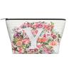 Xsovgoi Letter Y Flower Graphic Travel Makeup Bag Organizer, Cosmetic Bags, Multi Purpose Pouch Bag view 1