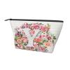 Xsovgoi Letter Y Flower Graphic Travel Makeup Bag Organizer, Cosmetic Bags, Multi Purpose Pouch Bag view 2