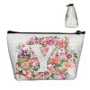 Xsovgoi Letter Y Flower Graphic Travel Makeup Bag Organizer, Cosmetic Bags, Multi Purpose Pouch Bag view 4