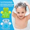 2 Pcs Kids Shower Loofah Cute Animal Kid Bath Gloves Loofah Body Scrubber for Showers Kids Sponges Exfoliating Bath Mitt Shower Washing Gloves for Baby Gentle Soft and Easy to Lather (Bear Frog) view 4