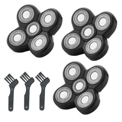 3PCS Fre*bi*d Shaver Heads - Freedom Fle*Seri*s Replacement Blades for Bald Men