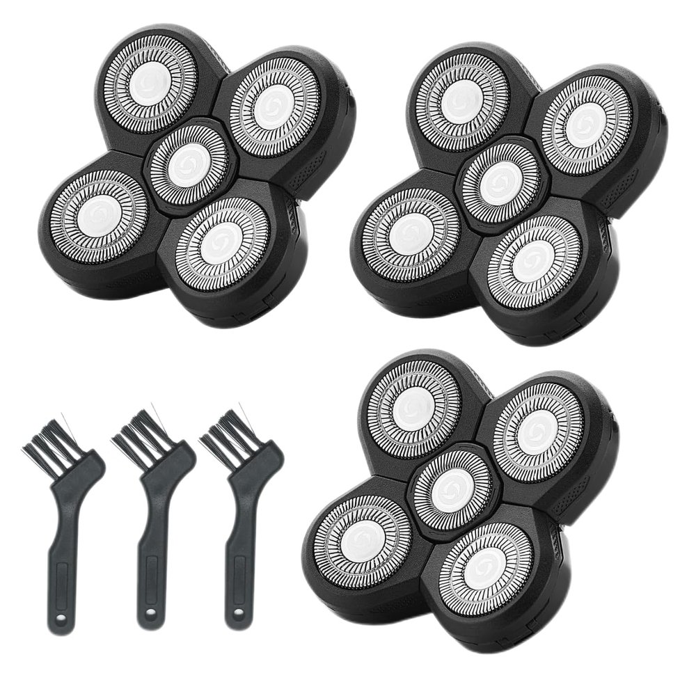 3PCS Fre*bi*d Shaver Heads - Freedom Fle*Seri*s Replacement Blades for Bald Men