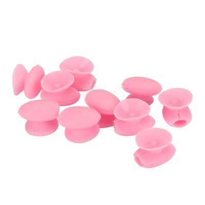 10pcs Silicone Lip Brush Covers Suction Cup Prevent Lost, Dust Proof For Makeup Bag Storage