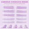 Lomansa Lash Lift Pads Silicone Shields for Lash Lamination Eyelash Lift Shields Reusable Eyelash Curling and Lifting Tools (Litter Purple) view 3