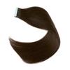 Quantum Love Tape in Hair Extensions Human Hair 14 Inches Hair Extensions Real Human Hair 20pcs Invisible Seamless Skin Weft Tape in Hair Extension for Women2# view 2