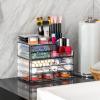 Acrylic Clear Make up Organizers And Storage for Vanity,Bathroom Skincare Organizer With 5 Drawer for Dresser,Plastic Desk Accessories Organization,Cosmetic Organizer Countertop for Beauty,Skin Care view 2