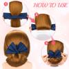 CustomyLife 6pcs Bun Makers - Flexible Donut Twister, French Curl Hair Clips and Accessories for Women's Long, Thick or Thin Hair view 4