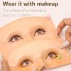 5D Silicone Replaceable Eyebrow Tattoo Practice Skin Reusable Eye Brow Practice Training Mannequin Board Kit with 2pcs Practice Pads Micro Dpray Plastic Eyebrow Fake Skin On Eyebrows view 4