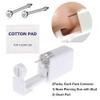 Lyuxzad Nose Piercing Gun - 2 Pack Self Nose Piercing Kit Unit Disposable Nose Piercing Gun with Nose Stud Piercing Kit Tool for Cartilage Tragus Helix Piercing Gun Piercing Jewelry (Red) view 2