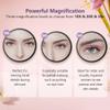 10x Magnifying Mirror, Makeup Mirror with Suction Cup, Magnifying Mirrors with 2 Tweezers, Stick on Bathroom Mirror for Portable Eyebrow Plucking, Suitable for Makeup view 2