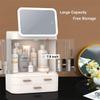 WBRSybUS Makeup Organizer with LED Mirror,Large Capacity Dust and Waterproof Cosmetic Organizer with Drawers for Cosmetic Display view 2