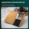 FVION Professional Pedicure Knife Set, 4PCS Ingrown Toenail Removal Blades Kit, Stainless Steel Callus Shaver Foot Blades - Silver view 3