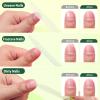 CANVALITE Glass Nail Files for Natural Nails Glass Fingernail File with Case Double Sided 180/320 Grit, Stocking Stuffers for Women Girls, Pack of 3 view 4