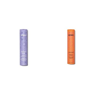 Amika bust your brass cool blonde repair shampoo 275ml, normcore signature shampoo 275ml