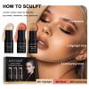 Contour Stick Makeup Set, 2024 New Face Stick Cream Blush, Bronzer Stick, Highlighter Stick for Face with Makeup Brush, Long Lasting & Natural Matte Contour Sticks for Beginner, 3 Colors (#01, 03, 05) view 2