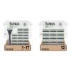 Schick Hydro Sensitive Razor for Men with 17 Razor Blades and 12 Refills view 1