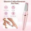 Callus Remover for Feet, ZABOUL Electric Foot Callus Remover Rechargeable Pedicure Tools Smooth Pedicure Wand Electronic Foot File, Feet Care for Removes Dry Hard & Dead Skin Ideal Gift view 2