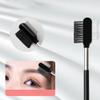 2 Pcs Eyelash Comb Metal Teeth Eyelash Separator Tool Eyelash Grooming Tool Eyebrow Brushes Eyelashes Extension Tools Eye Makeup Brush view 3