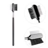 2 Pcs Eyelash Comb Metal Teeth Eyelash Separator Tool Eyelash Grooming Tool Eyebrow Brushes Eyelashes Extension Tools Eye Makeup Brush view 4