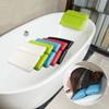 FANCYPUMPKIN Luxury Headrest Home Spa Bath Pillows with Strong Suction Cups for Bathtub/Hot Tub Back Support-Red view 2