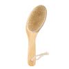 Bamboo Curved Long Handle Dry Brushes, Dry Body Brush for Dry Skin, Blood Circulation, Cellulite TreatmentWet and Dry Brush Suitable for All Kinds of Skin with Soft and Stiff Bristles view 1