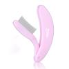 Eyelash Comb MSQ Eyelash Separator Tool Eyelash Comb Separator Folding Eyelash Brush Separator Lash Comb for Eyelash Makeup Brush (Pink) view 1