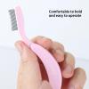 Eyelash Comb MSQ Eyelash Separator Tool Eyelash Comb Separator Folding Eyelash Brush Separator Lash Comb for Eyelash Makeup Brush (Pink) view 4